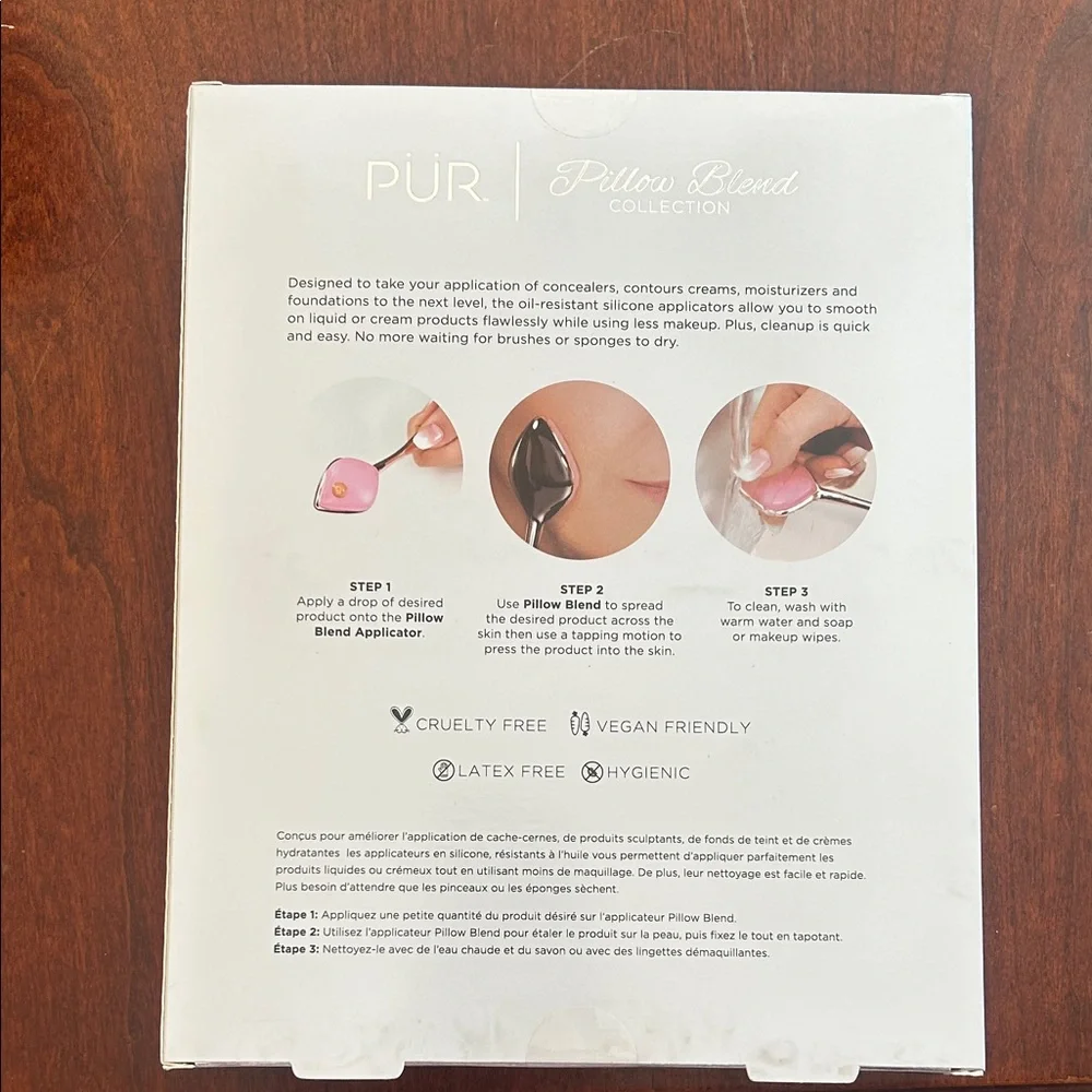 PUR Pink Silicone Makeup Tool Set - Picture 2 of 2